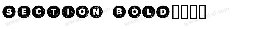 Section Bold字体转换